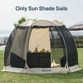 thumbnail image 6 of Alvantor Gazebo Privacy Curtain Accessories Sun Shade For Gazebo 3 Pack, 6 of 7