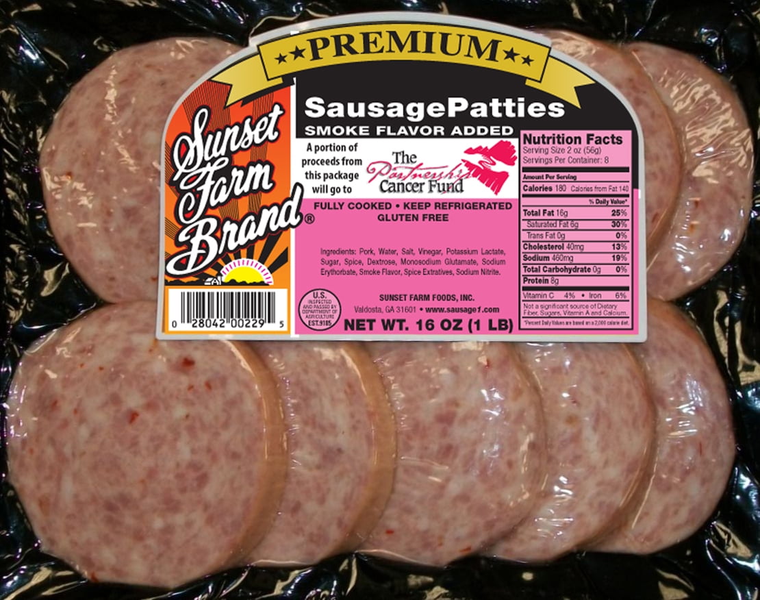 Sunset Farm Foods Smoked Sausage Patties, 16 Oz. - Walmart ...