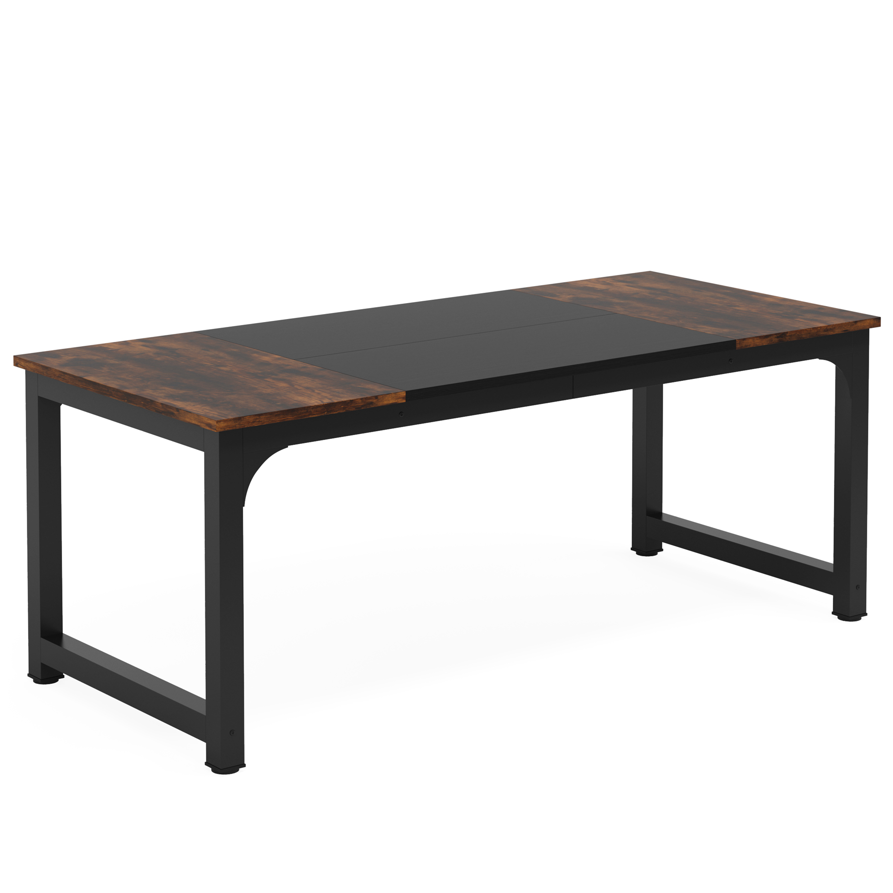 MAYEERTY 70.8 Inch Compact Conference Table, 6-Seater Office Desk with E1 Engineered Wood & 2"x2" Metal Frame