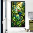 thumbnail image 2 of (14CTABB-555__C__40X70) Hilo algodón ecológico bordado 14CT 2 hebras impresión 40*70cm loro en la rama kit serie punto cruz, 2 of 9
