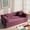 Claret, variant on YINIX 78,6" Convertible Sofa Couch with 2 Pillows, Sleeper Sofa Bed for Living Room, Small Spaces, Gray