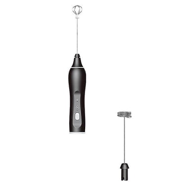 Egg Stirrer For Cooking Baking Kitchen Appliances Black 1 Set With Automatic Whisk