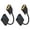 2pc, variant on lanema Durability DVI D to VGA Active Adapter for Computers and Displays with Shielded Cable Plugs &Play Easy Installation