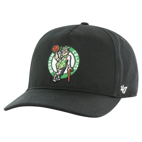 Men's '47 Black Boston Celtics Core Logo Hitch Adjustable Hat