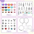thumbnail image 2 of QSCQ Bracelet Kit, 66 Piece Unicorn Pendant Bracelet Making Set,Bracelet Be,Suitable for Children Aged 5-12. a Fun and Educational DIY Jewelry Set, It Is The Best Ideal Gift for Birthdays and Holidays, 2 of 5