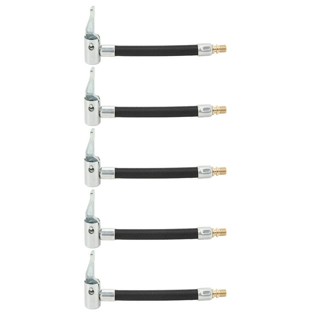 Air Pump Extension Tube, Universal Leak Free 5pcs High Pressure Resistant Fast Inflation Tire Inflator Hose For Car For Motorcycle