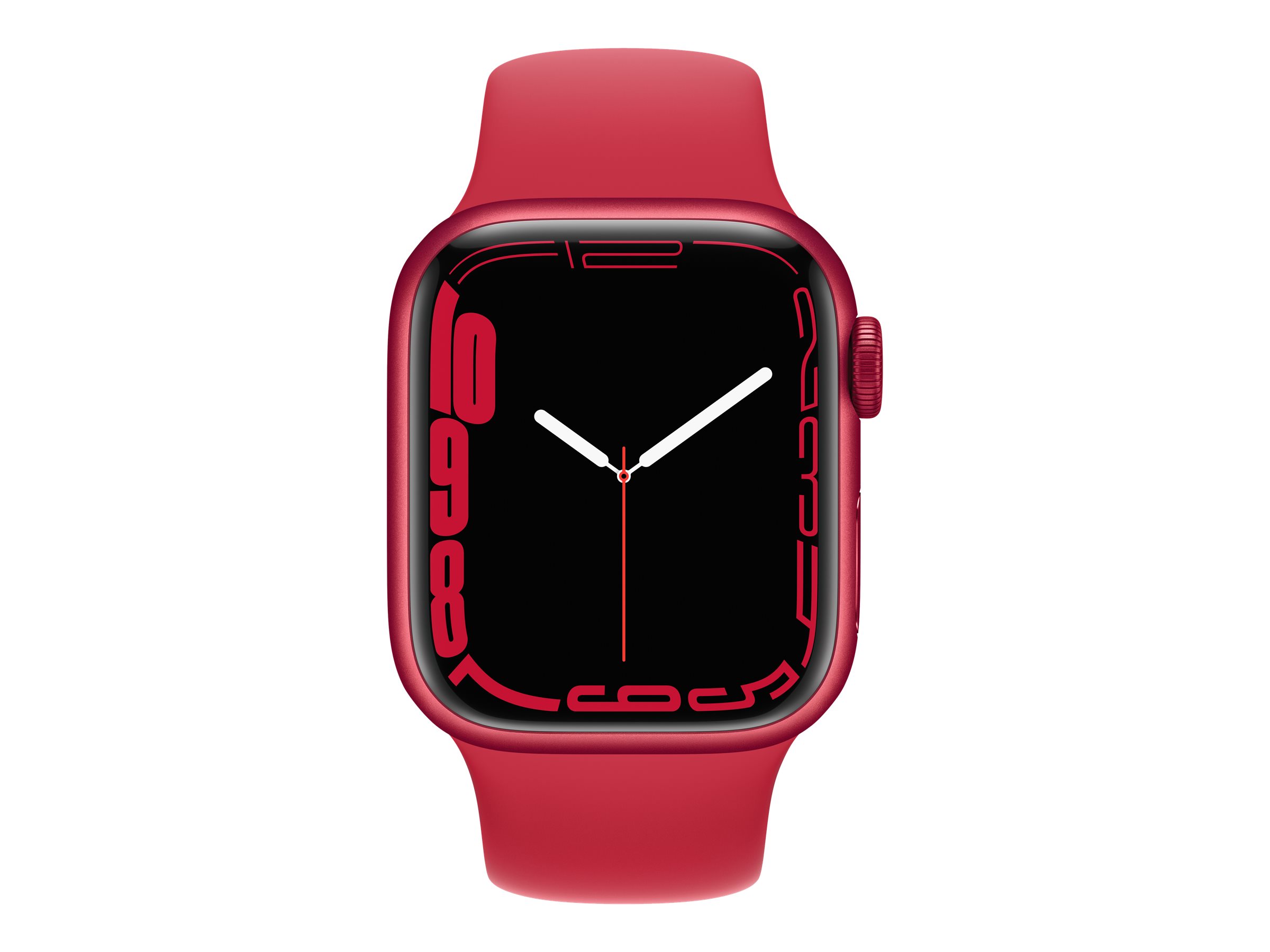 Apple Watch Series 7 GPS, 41mm (PRODUCT)RED Aluminum Case with (PRODUCT)RED Sport Band - Regular - image 2 of 4