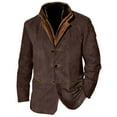 thumbnail image 2 of Men And Qomen Heavy Industry Vintage Work Jacket Retro American Casual Jacket, 2 of 4