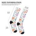 thumbnail image 4 of Pofeuu Colorful Seashells Print Compression Socks for Women & Men Circulation - Best Support for Nurses,Running,Athletic,Sports, 4 of 7