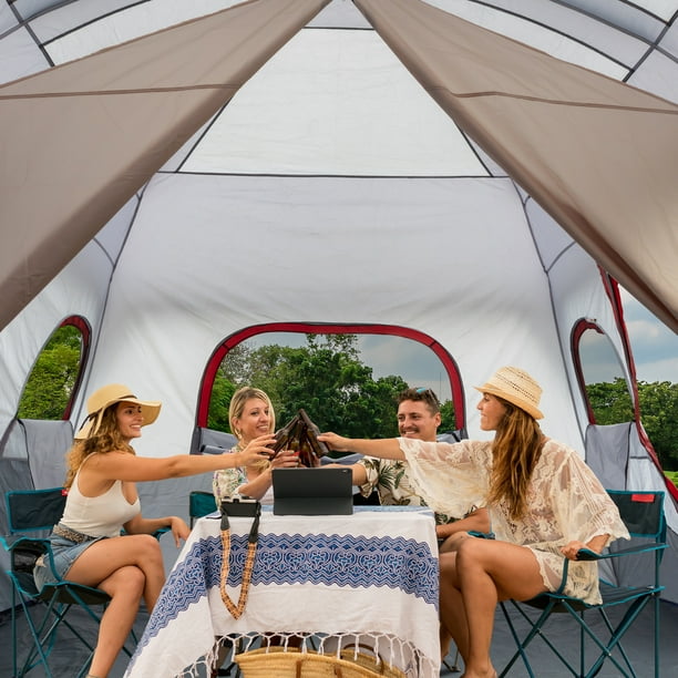 SamyoHome Camping Tent 10 Person Family Tents Parties Music Festival Tent Big