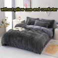 thumbnail image 3 of Juego de funda nórdica de poliéster gris oscuro de 3 piezas: suave, cómodo y cálido para el dormitorio y la habitación de invitados, 3 of 4