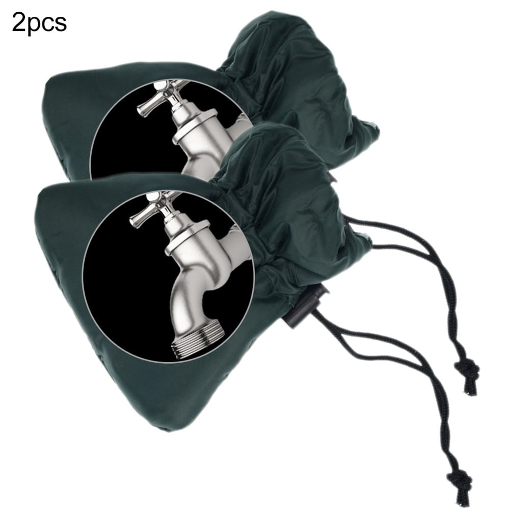 2Pcs Faucet Cover Freeze Protection Socks Antifreeze Tap Cover for Outdoors Winter