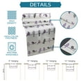 thumbnail image 7 of Table Runner Dresser Scarf 14 x 72 Inch Birds on the Wire Purple Grey Table Runners Non-Slip Heat Kitchen Dining Table Decor for Indoor Outdoor Home Party Decoration, 7 of 7