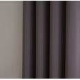 thumbnail image 4 of DecoSource Extra Wide Patio Door Curtain, Thermal Insulated Blackout Panel with Grommets, 102" x 96", Charcoal, 4 of 4