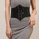 thumbnail image 2 of Cinturón elástico de moda para mujer, ancho de banda, cinturón ancho para vestido de mujer, ajuste cómodo, 2 of 3