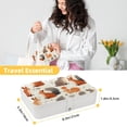 thumbnail image 5 of Squirrel Jewelry Organizer Travel Case PU Leather with Removable Compartment, Portable Necklace Bracelet Holder Jewelry Display, 5 of 6