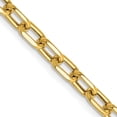 thumbnail image 1 of 14k Yellow Gold 24 Inch 3.7mm Link Cable Chain Necklace Pendant Charm Long, 1 of 9