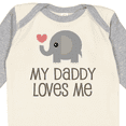 thumbnail image 4 of Inktastic My Daddy Loves Me Boys or Girls Long Sleeve Baby Bodysuit, 4 of 5