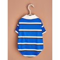 thumbnail image 4 of 1pc Striped Pet Polo Shirt, 4 of 5