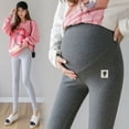 thumbnail image 3 of Leggings para embarazadas, ropa exterior de primavera y verano, pantalones de mujer embarazada de talla grande, pantalones elásticos finos, pantalones de cintura alta para el embarazo, 3 of 6