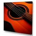 thumbnail image 2 of Designart "Beautiful Orange Guitar Captured IV" Music Wall Art Prints, 2 of 7