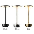 thumbnail image 4 of Rechargeable Table Lamp Dimmable Metal Cordless Waterproof Touch Night Light Esthetics Desk Lamp, 4 of 5