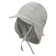 UPF 50+ UV Ray Sun Protection Baby Hat w/Neck Flap,Grey,1224 Months