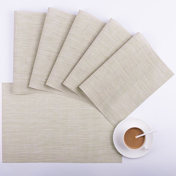 Placemats Set of 6, Premium Place mats for Dining Table