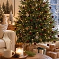 thumbnail image 4 of Hvmvliv 49 Pack Velvet Christmas Balls Flocked Tree Ornaments Plastic Hanging for Xmas Tree Holiday Decor, 4 of 8