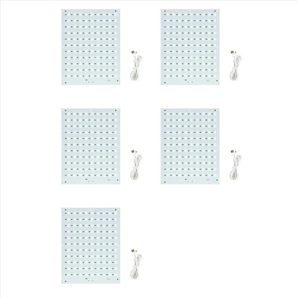 5X Kit de Placa de Retroiluminación LED para Impresora 3D Bambú, CMYK, Litofanía, USB C, Modelo Fotográfico DIY.