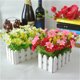 thumbnail image 2 of Conjunto de flores artificiales para sala de estar, ventana, decoración de bodas, restaurante de flores, cibercafé, exposición inmobiliaria, diseño de bonsái de flores artificiales, 2 of 5