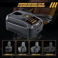 thumbnail image 5 of DC9310 Fast Charger Replacement for Dewalt 18V Battery Charger Compatible with DeWalt 7.2V-18V NiCad/NiMh Batteries DW9116 DC9096 DC9098 DC9099 DW9098 DW9099 DW9096 DW9072 DW9061, 5 of 5
