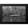 thumbnail image 2 of Grey, Jace 18x13 Black Modern Framed Museum Art Print Titled - Central Park Rowboats Together, 2 of 5