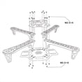 thumbnail image 2 of F450 Kit de de CuadricóPtero de 4 Ejes Soporte Multirrotor F450 Quadcopter Drone para KK RC Quadcopter, 2 of 5