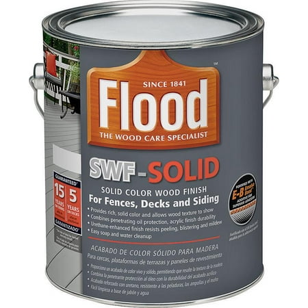 UPC 010273390159 product image for Flood SWF Wood Stain, 1 gal, 250 - 400 sq-ft, True White | upcitemdb.com