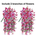 thumbnail image 2 of Flores artificiales HyeFlora Daisy Púrpura y Rosa Intenso, 2 unidades, 2 of 8