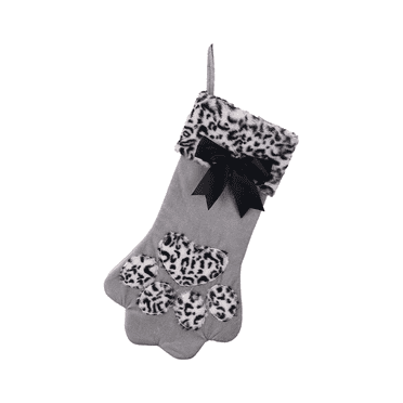 AUQ Christmas Stockings,Soft Plush Kid Socks,Classic Red Christmas Stocking Set for Family Holiday,White