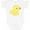AA-White, variant on Yellow Baby Duck Boys or Girls Baby Bodysuit