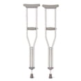 thumbnail image 1 of Muletas de aluminio Medline Youth para niños, adultos y personas mayores de 4'6” a 5'2” de alto, ayuda para caminar para un equilibrio confiable, soporta cómodamente hasta 300 lb., 1 of 5