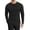 Black, variant on Men's Long Sleeve Shirts Honeycomb Waffle Pullover Sweater Crewneck Thermal Tops Lightweight Undershirts Black M