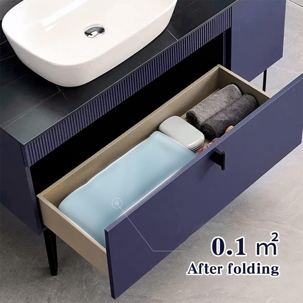 Foldable Portable Soaking Inflatable Bathtub with Electric Air Pump,Eco-Friendly Bathing Tub for Shower Stall,One-piece Bath Cover Design with Zipper, Keep Temperature Long Time