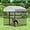 4 x 4 x 5 Ft, variant on VIVIJASON 6 x 6 x 6 Ft Large Outdoor Dog Kennel, Heavy Duty Metal Frame Dog Cage with Thickened Bars, UV & Waterproof Cover, Outside Pen Playpen Dog Run House for Large to Small Dogs