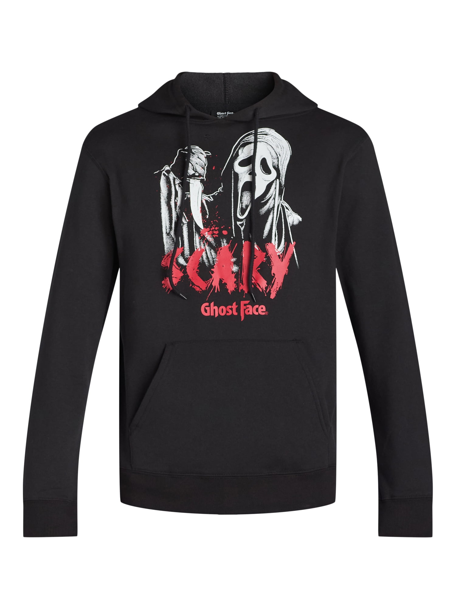 Ghost Face Men's and Big Men’s Graphic Hoodie, Sizes XS-3XL