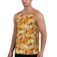 thumbnail image 2 of Gaeub Pumpkin And Sunflower Men's Athletic Tank Top, Workout Sleeveless Shirts, Running Tank Tops for Gym, Running, Training - X-Large, 2 of 9