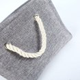 thumbnail image 3 of Cestas de Almacenamiento de Tela para Organizar 3pcs,HONGHCL Cestas Decorativas de Almacenamiento con Asas,Cestas de Tela Organizadoras de Grandes de Plegable para Ropa Juguetes,40*30*21cm cm(Gris), 3 of 5