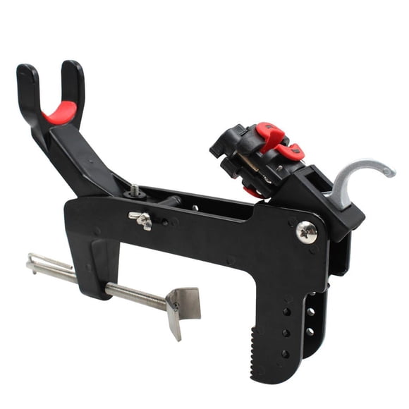 Xingzhi Support Ajustable pour Canne à Pêche pour Kayak, Canot Argenté, Bateau Marin - Noir