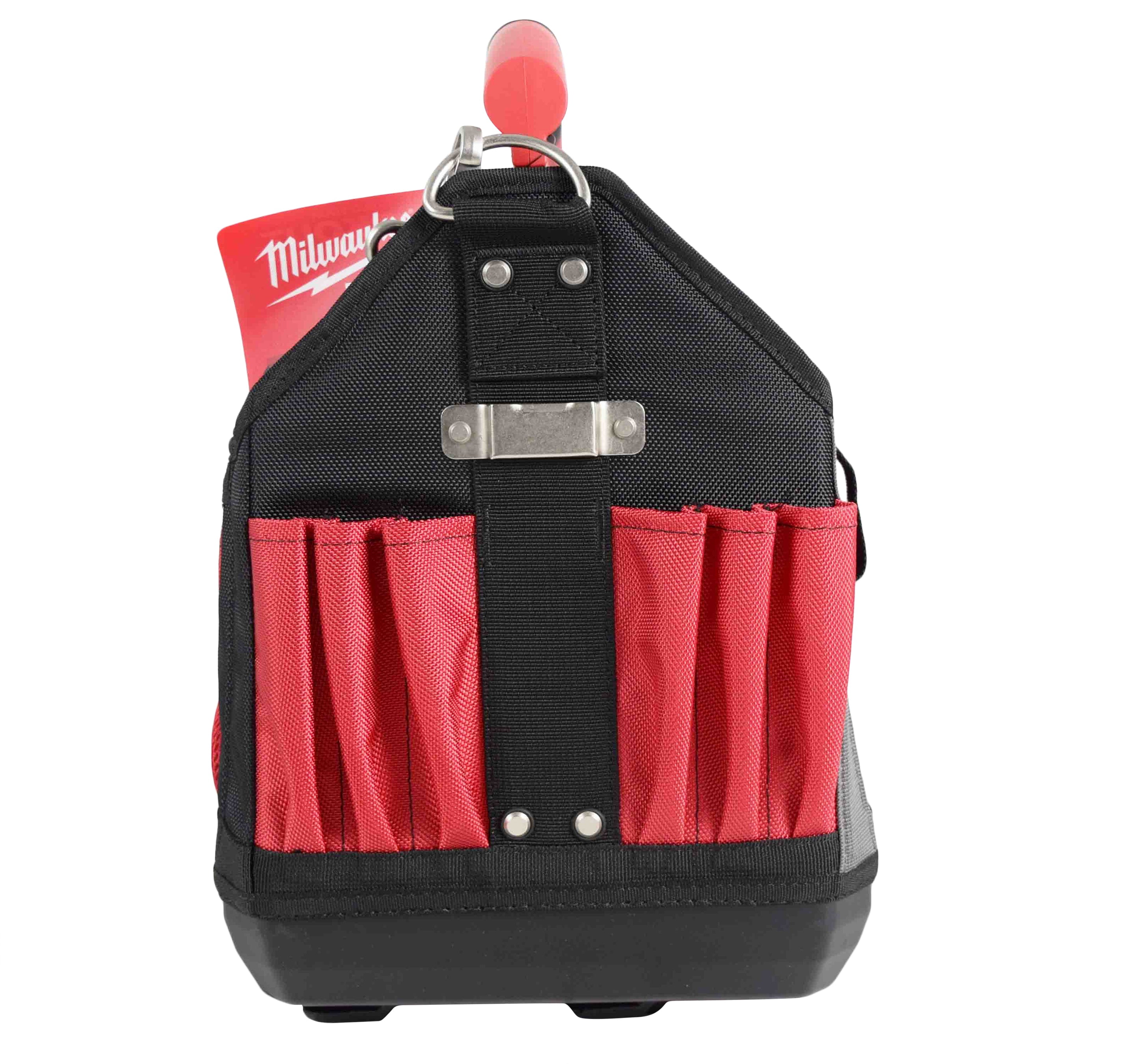 Milwaukee PACKOUT 20 in Modular Storage Tote (48-22-8320) – 32-Pocket Tool Tote with Locking Base, Shoulder Strap, and Reinforced Construction