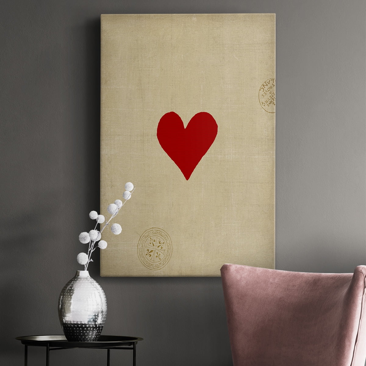 Heart Premium Gallery Wrapped Canvas - Ready to Hang