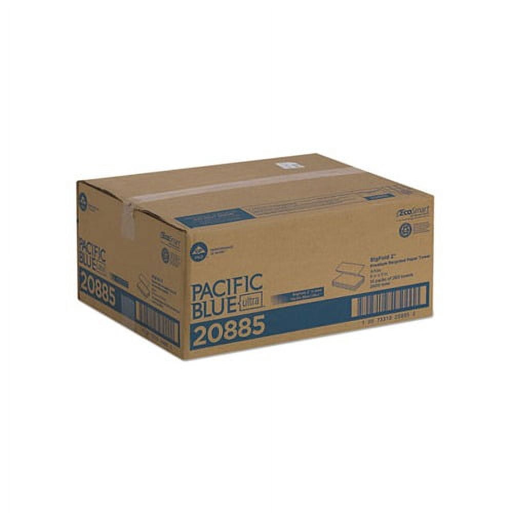 Pacific Blue Ultra Z-Fold Folded Paper Towels 8 x 11, White, 260/Pack, 10 PK/CT