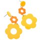 thumbnail image 1 of Flower Dangle Earrings for Women Lightweight Drop Earrings with Floral Design, Stylish Statement Jewelry for Any Occasion, 1 of 5